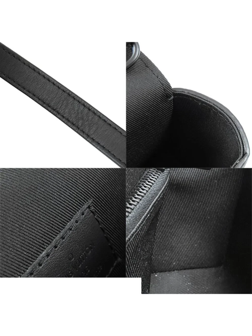 Louis Vuitton Steamer Wearable Wallet Black Monogram Taurillon Shoulder Bag